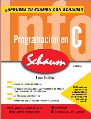 PROGRAMACION EN C (SCHAUM) | 9788448198466 | GOTTFRIED, BYRON S. | Llibreria Aqualata | Comprar llibres en català i castellà online | Comprar llibres Igualada