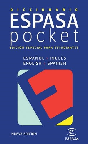 DICCIONARIO ESPASA POCKET ESPAÑOL-INGLES / INGLES-ESPAÑOL | 9788467020533 | Llibreria Aqualata | Comprar llibres en català i castellà online | Comprar llibres Igualada