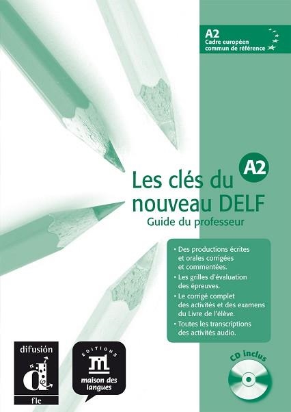 LES CLES DU NOVEAUX DELF A2 (GUIDE DU PROFESSEUR) (AMB CD) | 9788484433552 | GODARD, EMMANUEL / SIGE, JEAN-APUL / LIRIA, PHILIP | Llibreria Aqualata | Comprar libros en catalán y castellano online | Comprar libros Igualada