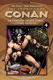 CRONICAS DE CONAN 4,  LA CANCION DE RED SONJA Y OTRAS HIS | 9788467425062 | THOMAS, ROY (1940- ) | Llibreria Aqualata | Comprar libros en catalán y castellano online | Comprar libros Igualada