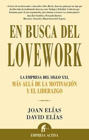 EN BUSCA DEL LOVEWORK | 9788496627109 | ELIAS, JOAN - ELIAS, DAVID | Llibreria Aqualata | Comprar llibres en català i castellà online | Comprar llibres Igualada