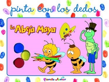 ABEJA MAYA. PINTA CON LOS DEDOS | 9788408070825 | Llibreria Aqualata | Comprar libros en catalán y castellano online | Comprar libros Igualada