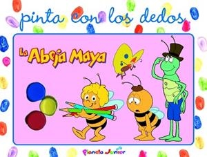 ABEJA MAYA. PINTA CON LOS DEDOS | 9788408070825 | Llibreria Aqualata | Comprar libros en catalán y castellano online | Comprar libros Igualada