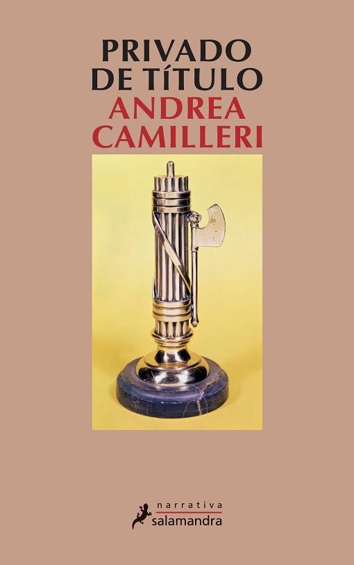 PRIVADO DE TITULO | 9788498380774 | CAMILLERI, ANDREA | Llibreria Aqualata | Comprar llibres en català i castellà online | Comprar llibres Igualada