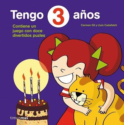 TENGO 3 AÑOS (RECUERDOS DE MIS CUMPLEAÑOS) | 9788408069935 | GIL, CARMEN / CADAFALCH, LLUIS | Llibreria Aqualata | Comprar libros en catalán y castellano online | Comprar libros Igualada