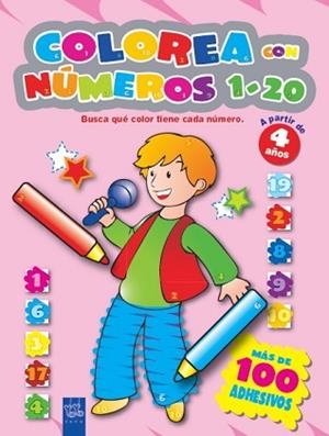 COLOREA CON NUMEROS ROSA | 9788408070009 | Llibreria Aqualata | Comprar llibres en català i castellà online | Comprar llibres Igualada