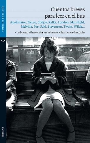 CUENTOS BREVES PARA LEER EN EL BUS (VERTICALES DE BOLSILLO) | 9788496694446 | AA.VV. | Llibreria Aqualata | Comprar libros en catalán y castellano online | Comprar libros Igualada