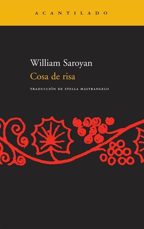 COSA DE RISA (NARRATIVA ACANTILADO 132) | 9788496834378 | SAYORAN, WILLIAM | Llibreria Aqualata | Comprar llibres en català i castellà online | Comprar llibres Igualada