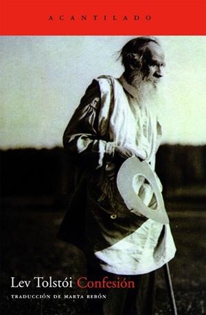 CONFESION (CUADERNOS ACANTILADOS 27) | 9788496834392 | TOLSTOI, LEV | Llibreria Aqualata | Comprar libros en catalán y castellano online | Comprar libros Igualada