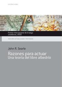 RAZONES PARA ACTUAR (PREMIO INTER DE ENSAYO JOVELLANOS) | 9788489770751 | SEAR LE, JOHN R. | Llibreria Aqualata | Comprar llibres en català i castellà online | Comprar llibres Igualada