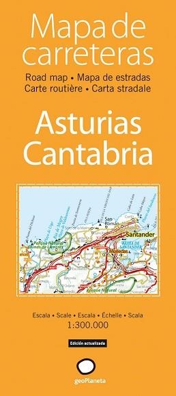 MAPA ASTURIAS Y CANTABRIA 1:300.000 | 9788408077855 | VARIS | Llibreria Aqualata | Comprar libros en catalán y castellano online | Comprar libros Igualada