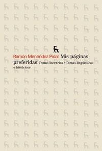 MIS PAGINAS PREFERIDAS. TEMAS LITERARIOS (NBRH3) | 9788424900328 | MENENDEZ PIDAL, RAMON | Llibreria Aqualata | Comprar libros en catalán y castellano online | Comprar libros Igualada
