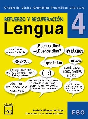REFUERZO DE LENGUA 4TO. ESO | 9788421836644 | MINGUEZ GALLEGO, ANDRES | Llibreria Aqualata | Comprar libros en catalán y castellano online | Comprar libros Igualada