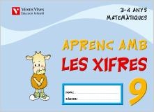 APRENC AMB LES XIFRES 9 3-4 ANYS MATEMATIQUES | 9788431678678 | Llibreria Aqualata | Comprar libros en catalán y castellano online | Comprar libros Igualada
