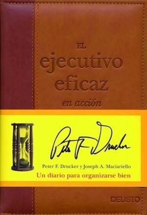 EJECUTIVO EFICAZ EN ACCION, EL. UN DIARIO PARA ORGANIZARSE | 9788423424634 | DRUCKER, PETER F. | Llibreria Aqualata | Comprar libros en catalán y castellano online | Comprar libros Igualada