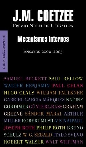 MECANISMOS INERNOS. ENSAYOS 2000 - 2005 | 9788439721581 | COETZEE, J.M. | Llibreria Aqualata | Comprar llibres en català i castellà online | Comprar llibres Igualada