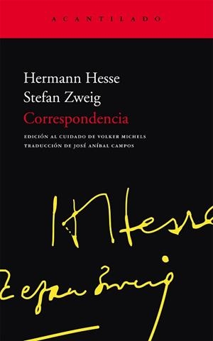 CORRESPONDENCIA HESSE - ZWEIG | 9788496834958 | HESSE, HERMAN / ZWEIG, STEFAN | Llibreria Aqualata | Comprar libros en catalán y castellano online | Comprar libros Igualada