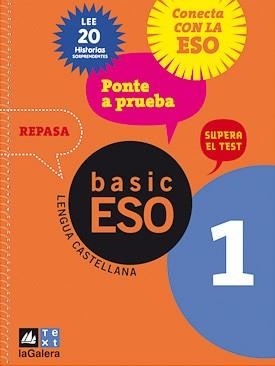 CUADERNO LENGUA CASTELLANA BASIC ESO 1 PONTE A PRUEBA | 9788441215528 | Llibreria Aqualata | Comprar libros en catalán y castellano online | Comprar libros Igualada