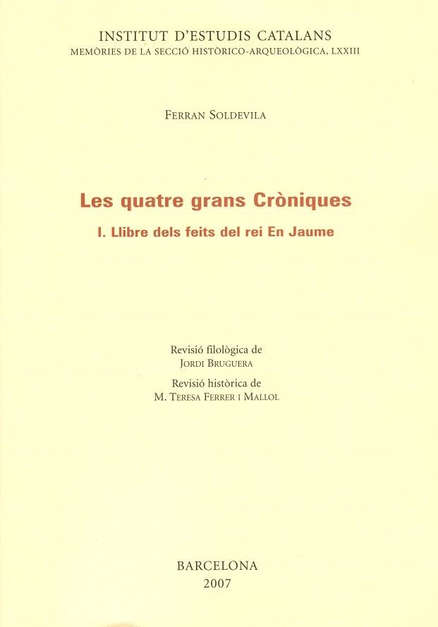 LLIBRE DELS FETS D'EN REI JAUME PRIMER | 9788472839014 | JAUME PRIMER (ED. FERRAN SOLDEVILA) | Llibreria Aqualata | Comprar llibres en català i castellà online | Comprar llibres Igualada
