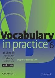 VOCABULARY IN PRACTICE 6 | 9780521601269 | Llibreria Aqualata | Comprar libros en catalán y castellano online | Comprar libros Igualada