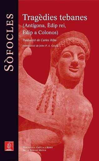 TRAGEDIES TEBANES (BIBLIOTECA BERNAT METGE 1) | 9788429763331 | SOFOCLES | Llibreria Aqualata | Comprar llibres en català i castellà online | Comprar llibres Igualada
