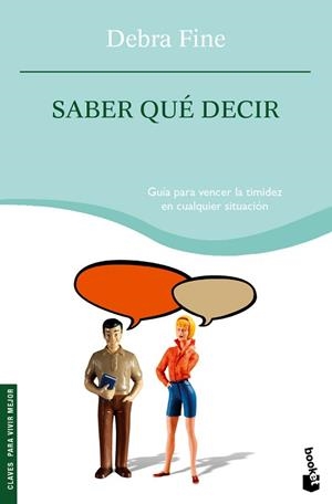 SABER QUE DECIR (BOOKET 4108) | 9788484607472 | FINE, DEBRA | Llibreria Aqualata | Comprar llibres en català i castellà online | Comprar llibres Igualada