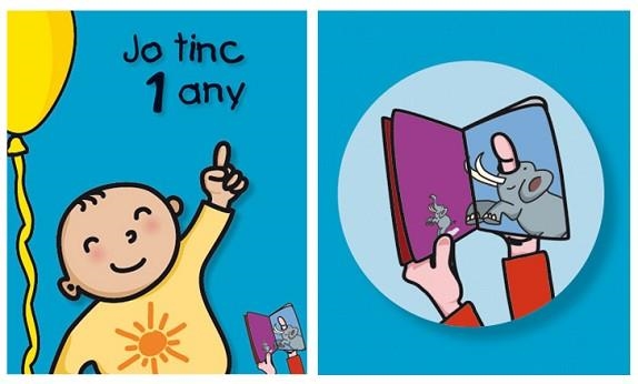 JO TINC 1 ANY (EL MEU ANIVERSARI) | 9788492880089 | Llibreria Aqualata | Comprar libros en catalán y castellano online | Comprar libros Igualada