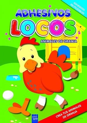ADHESIVOS LOCOS. ANIMALES DE GRANJA | 9788408089933 | YOYO | Llibreria Aqualata | Comprar llibres en català i castellà online | Comprar llibres Igualada