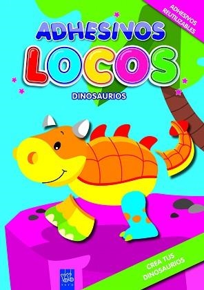 ADHESIVOS LOCOS. DINOSAURIOS | 9788408089964 | YOYO | Llibreria Aqualata | Comprar llibres en català i castellà online | Comprar llibres Igualada