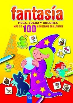 FANTASIA. PEGA, JUEGA Y COLOREA. AMARILLO | 9788408089988 | YOYO | Llibreria Aqualata | Comprar llibres en català i castellà online | Comprar llibres Igualada