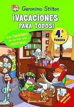 VACACIONES PARA TODOS 4 PRIMARIA. GERONIMO STILTON | 9788408092445 | GERONIMO STILTON | Llibreria Aqualata | Comprar llibres en català i castellà online | Comprar llibres Igualada