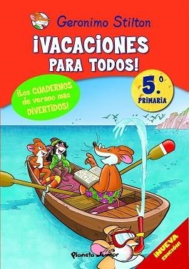 VACACIONES PARA TODOS 5 PRIMARIA. GERONIMO STILTON | 9788408092452 | GERONIMO STILTON | Llibreria Aqualata | Comprar llibres en català i castellà online | Comprar llibres Igualada