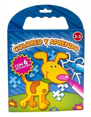 COLOREO Y APRENDO AZUL (6 ROTULADORES) | 9788408092414 | YOYO | Llibreria Aqualata | Comprar llibres en català i castellà online | Comprar llibres Igualada