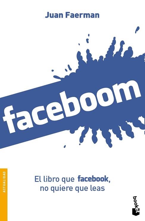 FACEBOOM (BOOKET 3224) | 9788492414369 | FAERMAN, JUAN | Llibreria Aqualata | Comprar libros en catalán y castellano online | Comprar libros Igualada